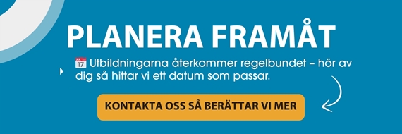 Kontakt för fler datum 